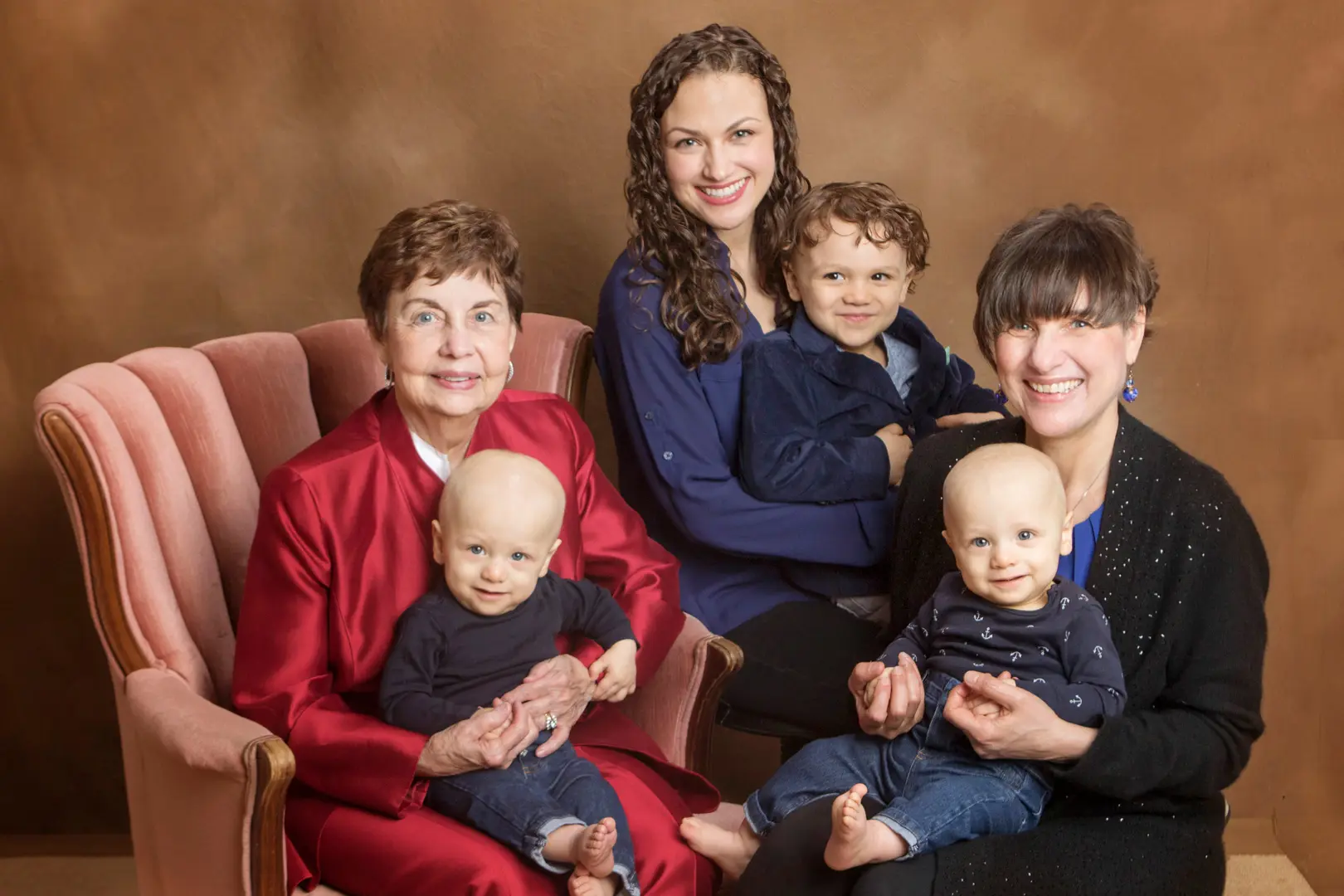 family portrait of april meyers family