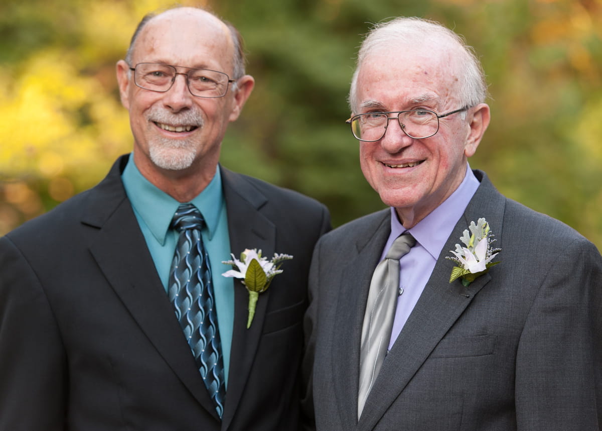 portrait of john cleland and larry einhorn