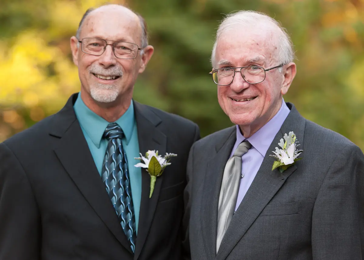 portrait of john cleland and larry einhorn