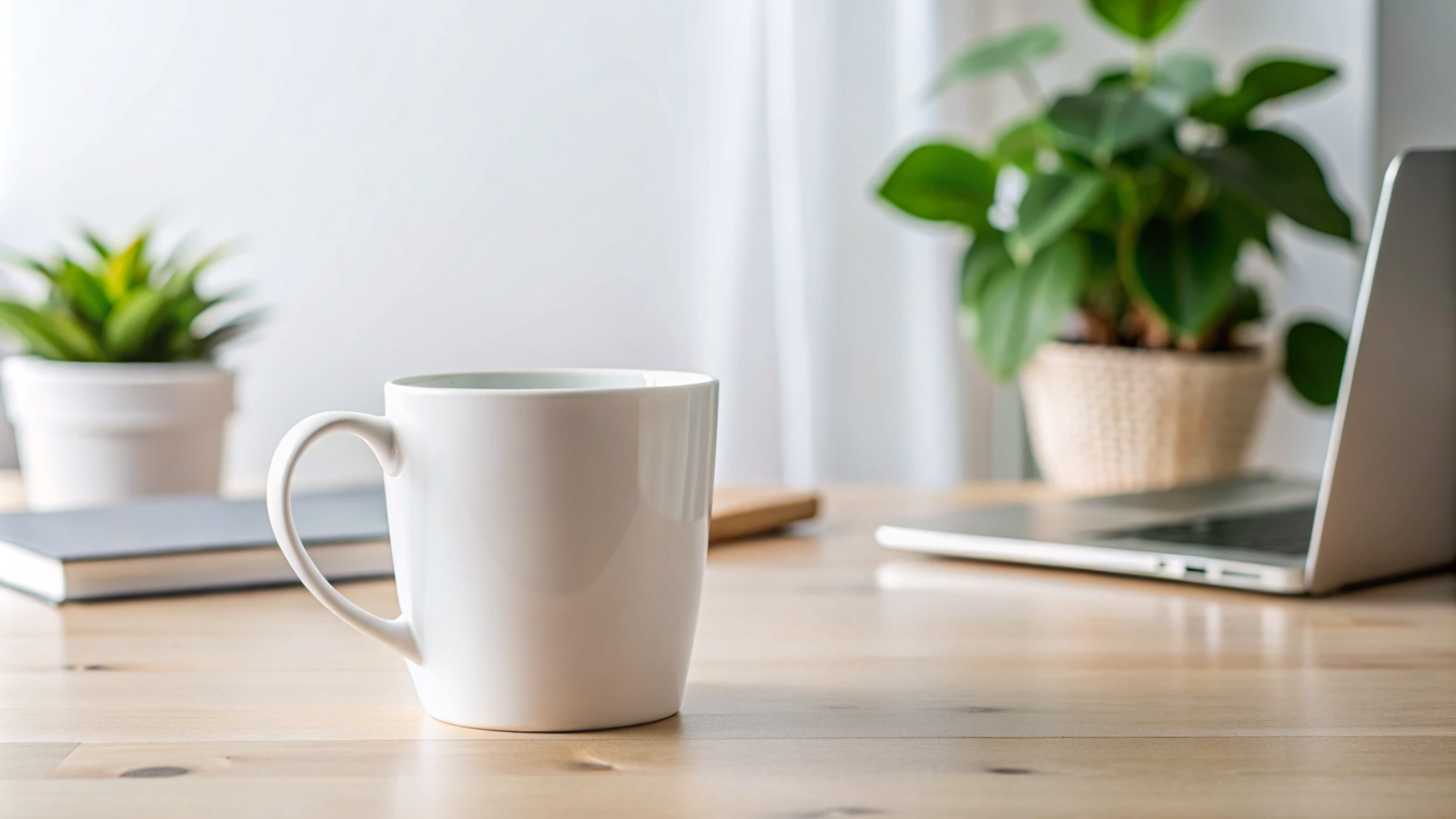cup of coffee on a desk