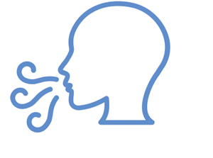 person breathing