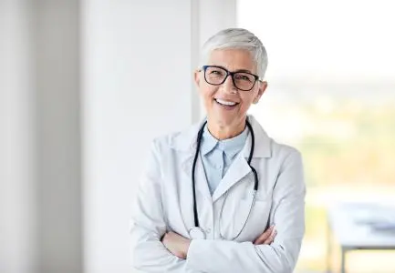 female senior doctor 