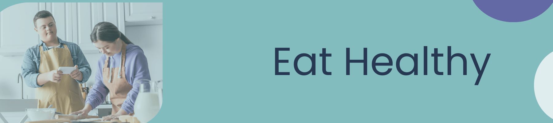 eat healthy banner