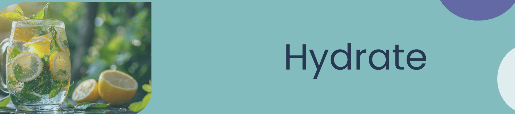 hydrate banner