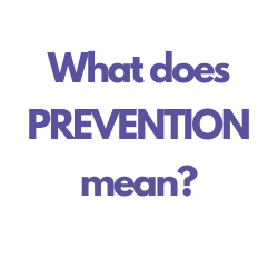 What does prevention mean icon