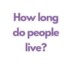 How long do people live?