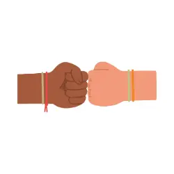 cartoon image of fist bump