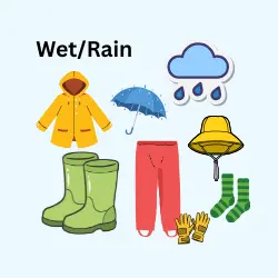 wet weather clothes