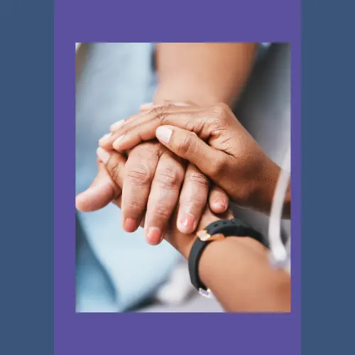 holding hands