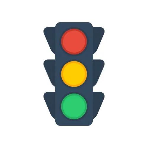 red yellow and green lights on a stoplight