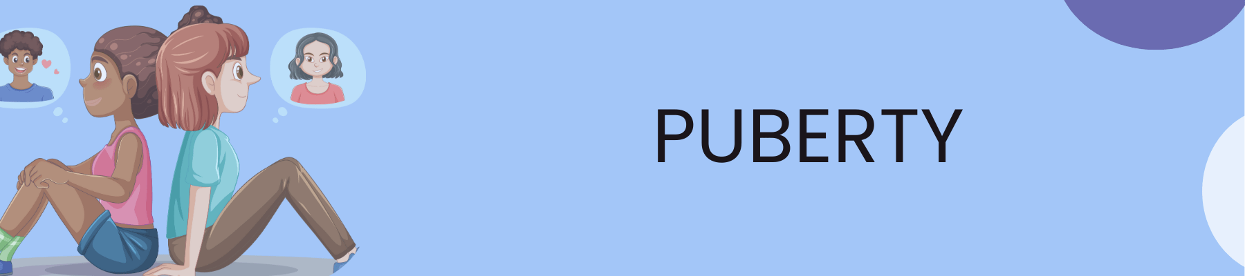 Puberty banner
