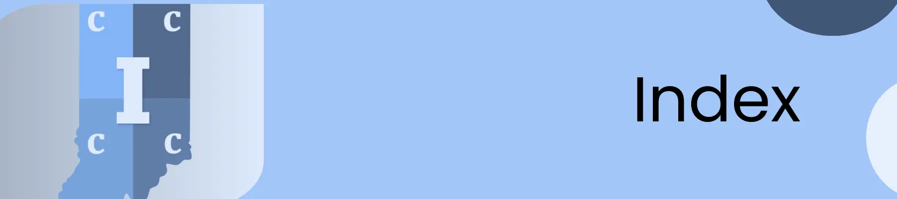 Index banner