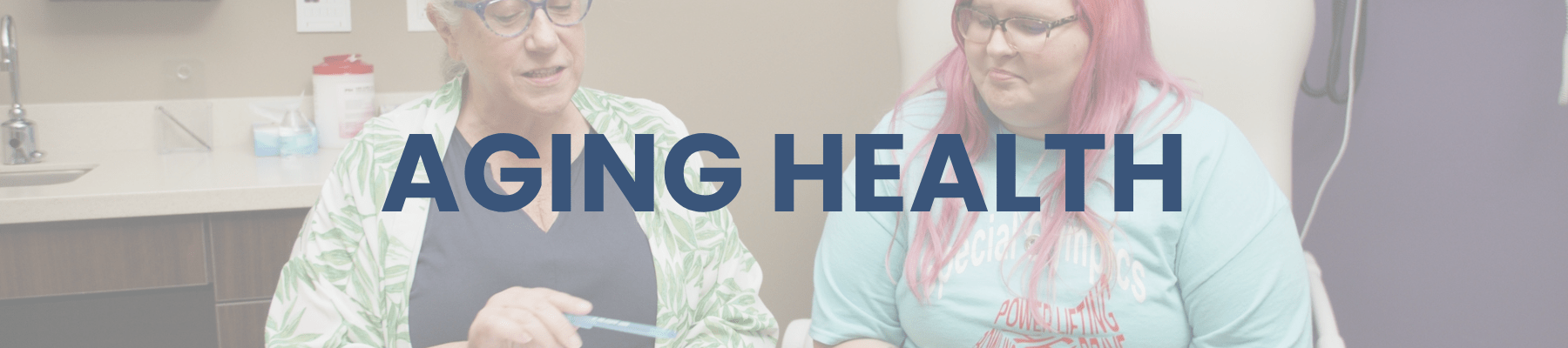 Aging Health Webpage banner