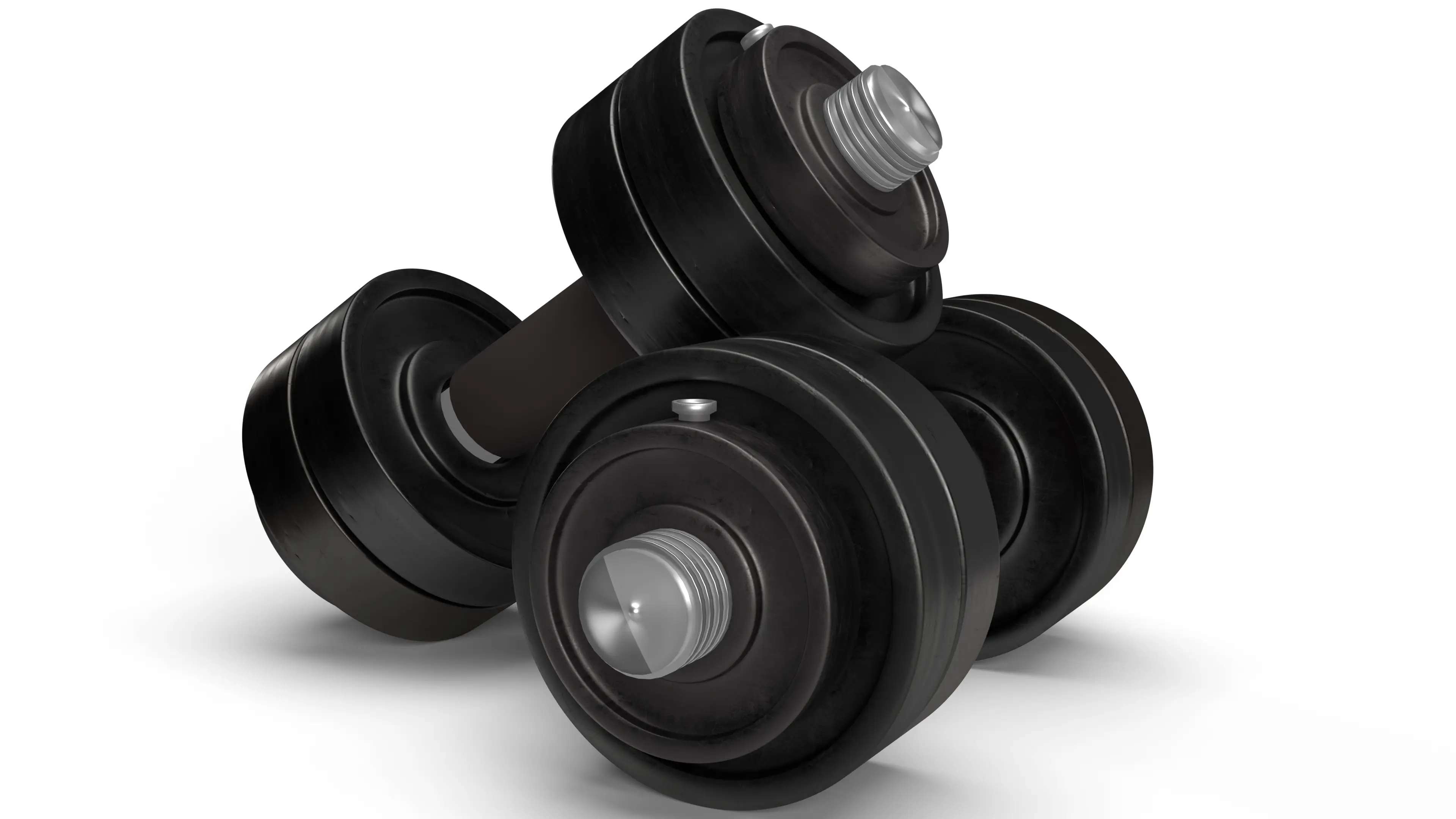 two dumbells
