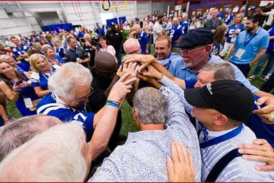Chuckstrong huddle
