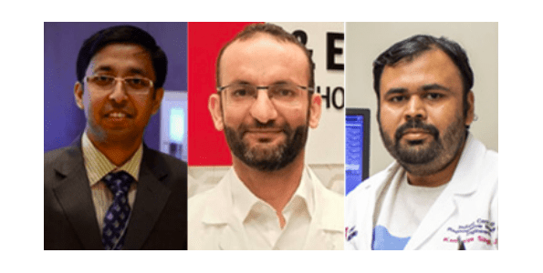ICRME Award Recipients, Drs. Das, El Masry and Singh