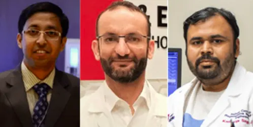 ICRME Award Recipients, Drs. Das, El Masry and Singh