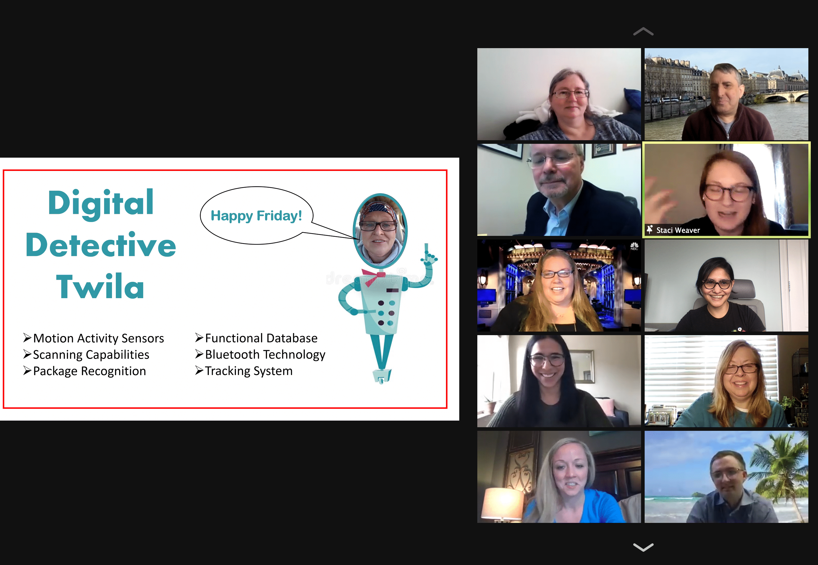 A screenshot of a Zoom meeting.