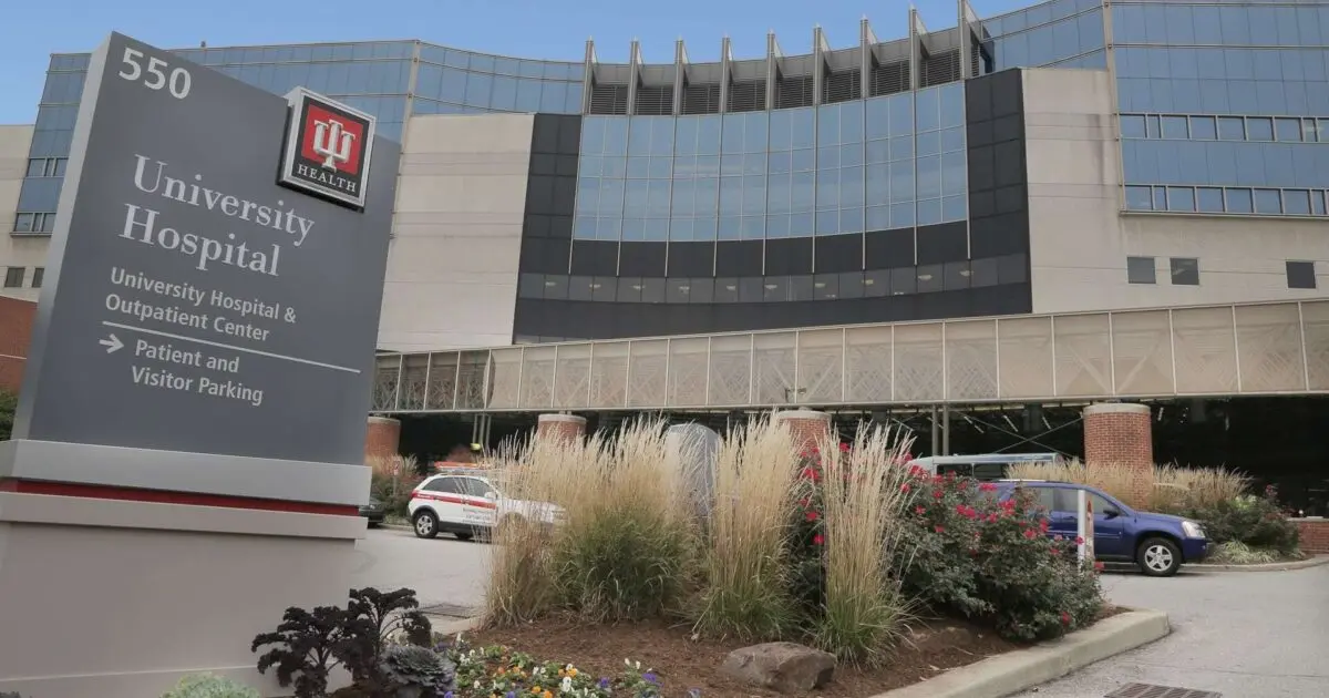 IU Health Main Entrance