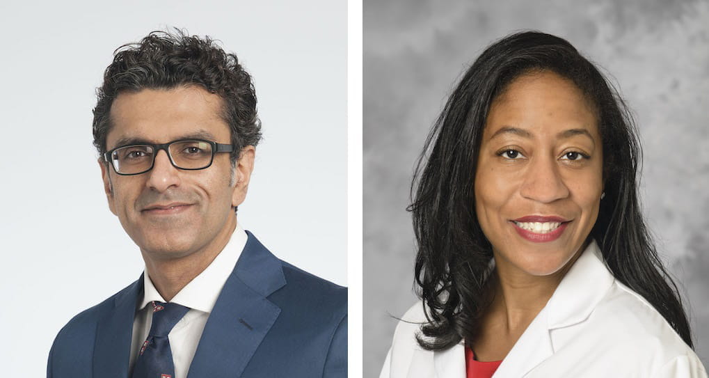 Ankur Kalra, MD, FACP, FACC, FSCAI and Khadijah Breathett, MD, MS, FACC, FAHA, FHFSA.