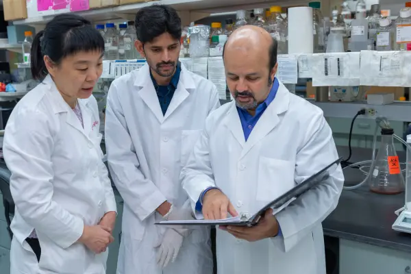 Three researchers from the Kapur Lab