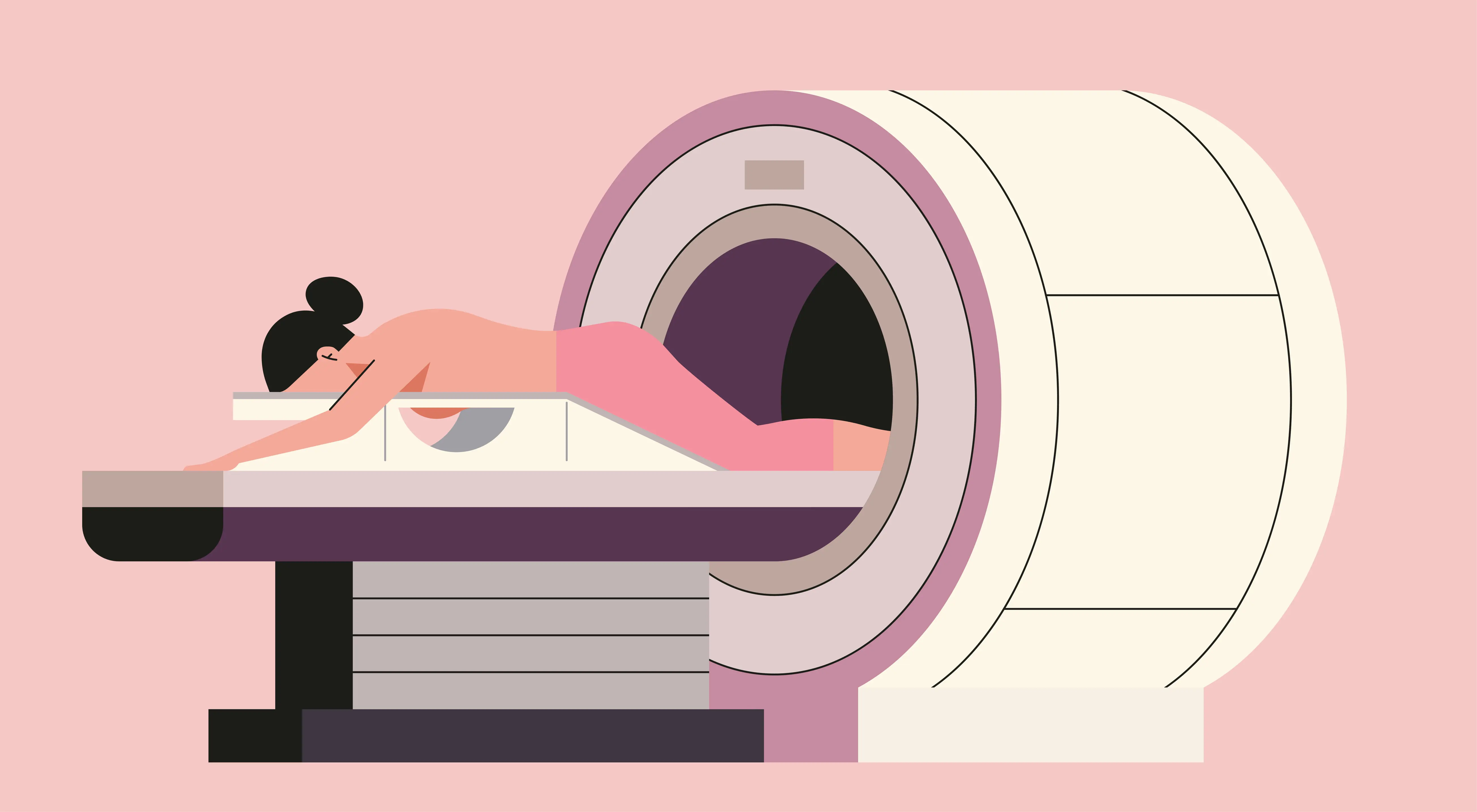 Illustration of an MRI