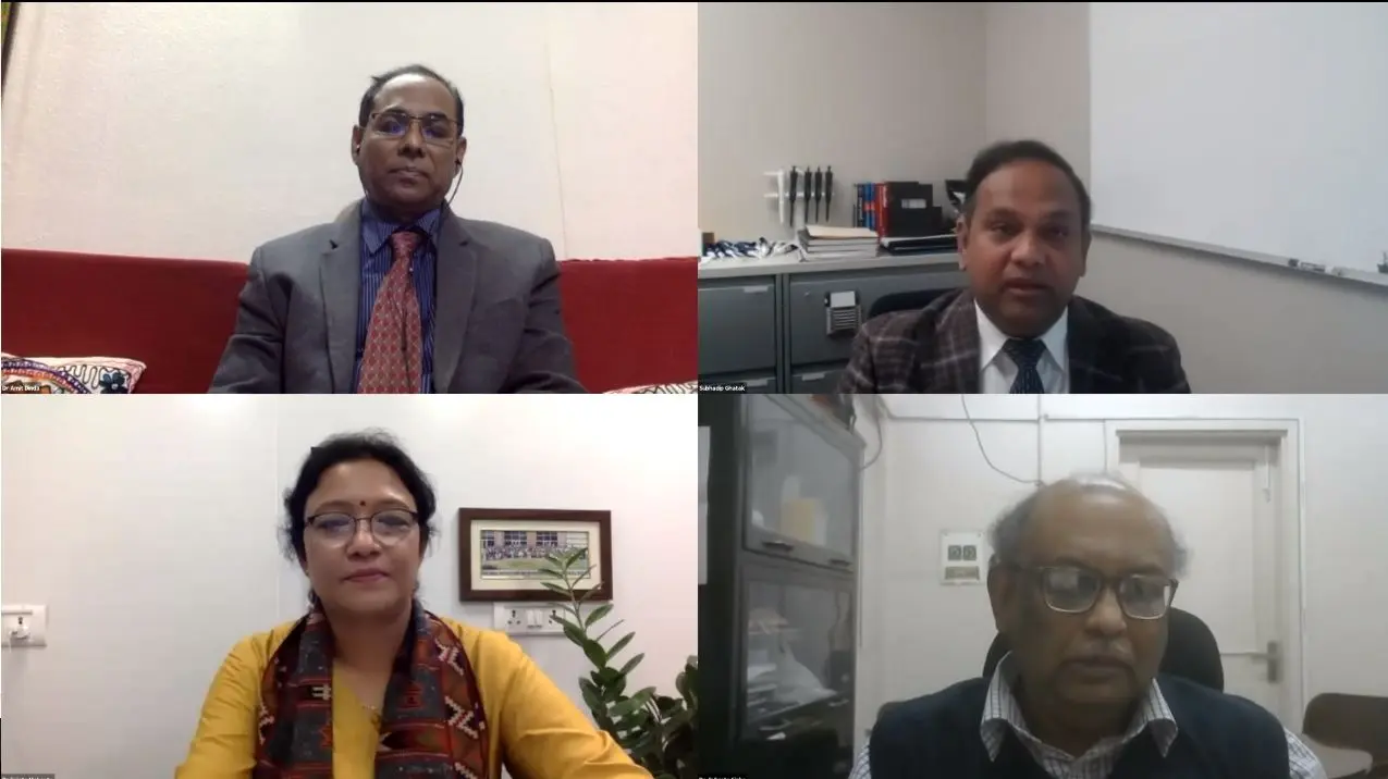 Photo of Doctors Randeep Guleria, Chandan Sen, Amit Dind and Sujata Mohanty  