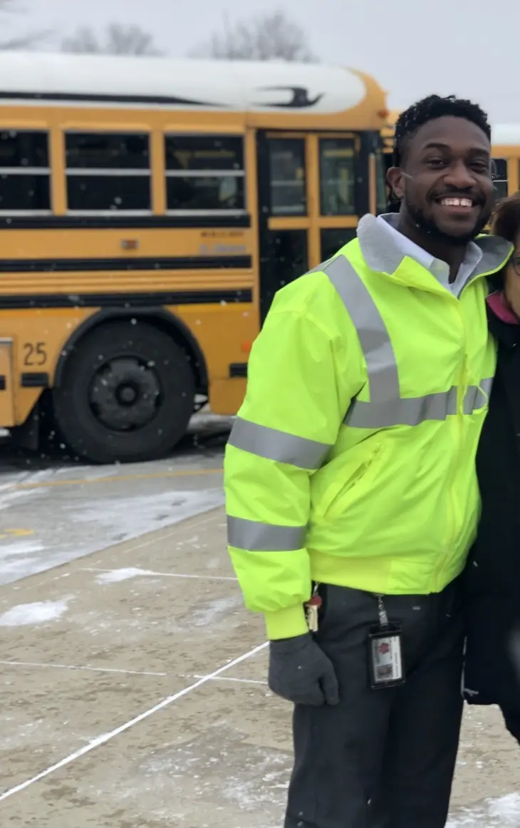 Mychael Spencer as a school principal