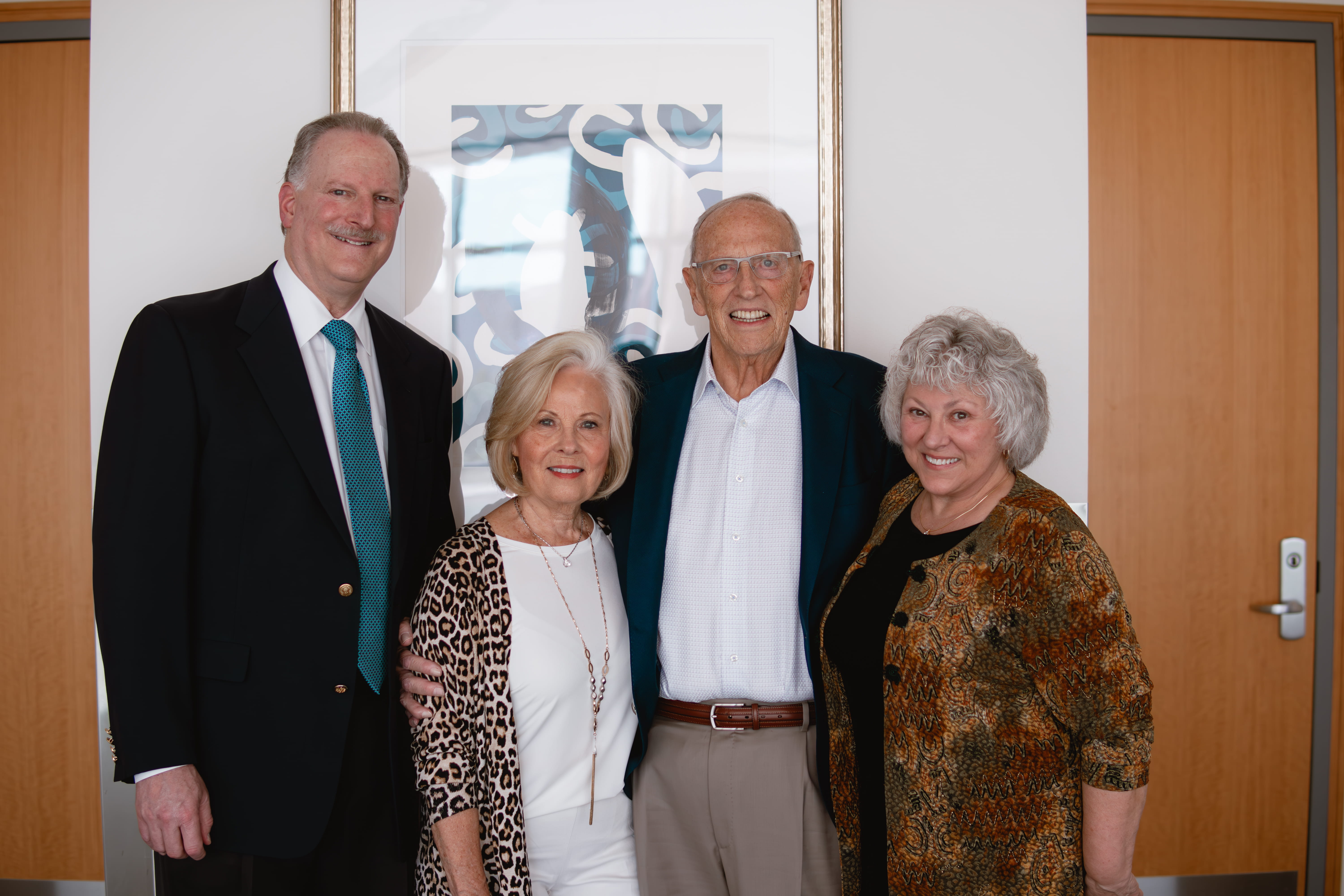 Jeff Breall, MD, PhD; Diane Throgmartin; Gerald Throgmartin; Jackie O’Donnell, MD