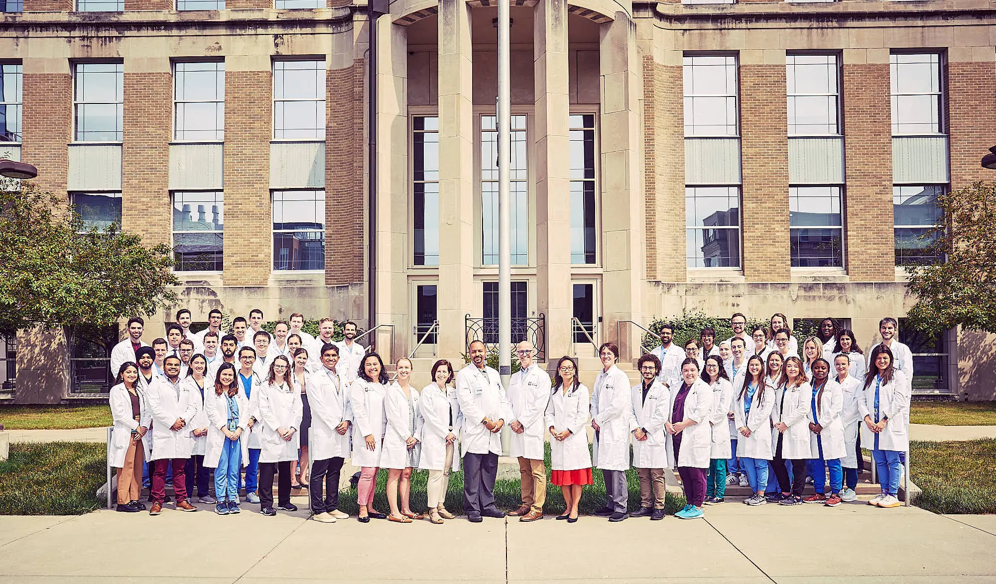 Program leadership and residents of the IU internal medicine residency program.