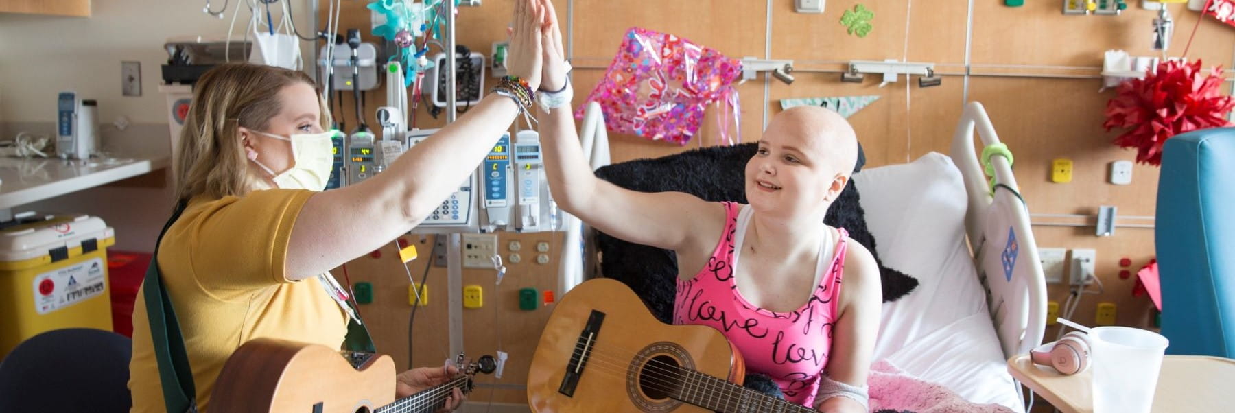 Caitlin Krater Riley MT with patient