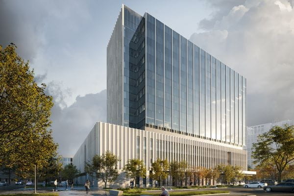 The new medical and education research building is perfectly situated downtown Indianapolis