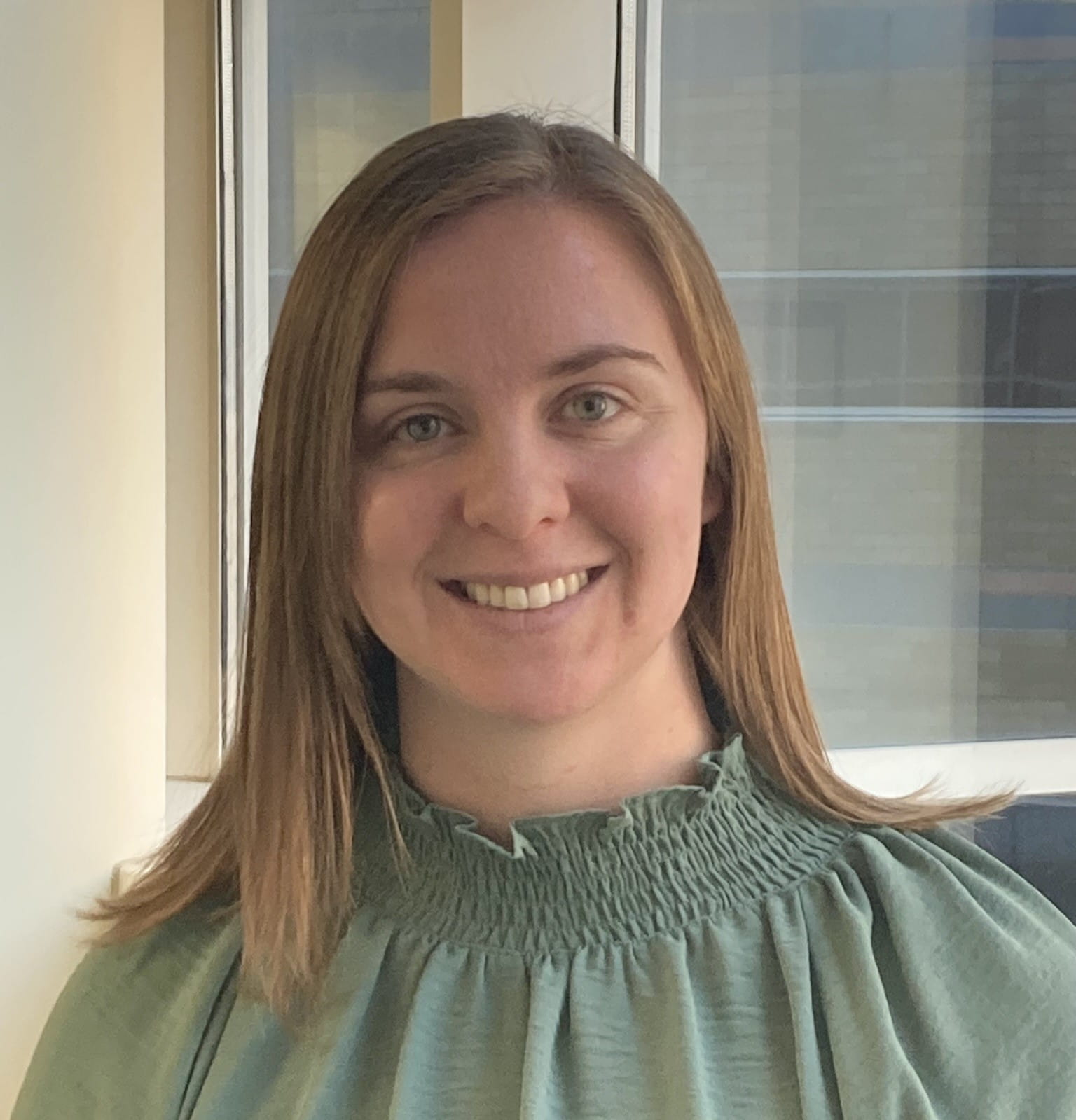 Staff photo of Brittney Lenfort, a clinical research coordinator for Krannert Cardiovascular Research Center at Indiana University School of Medicine.