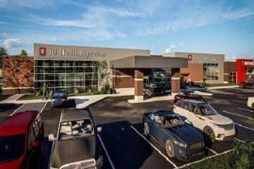 exterior of iu health fort wayne building