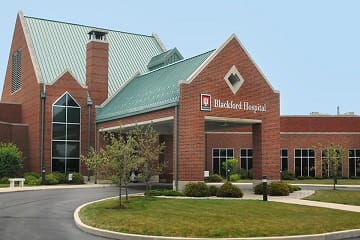 exterior of iu health blackford building