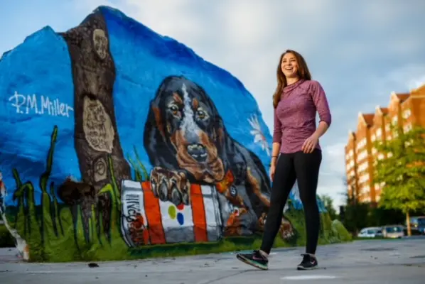Payton Miller painted "The Rock" white at the University of Tennessee