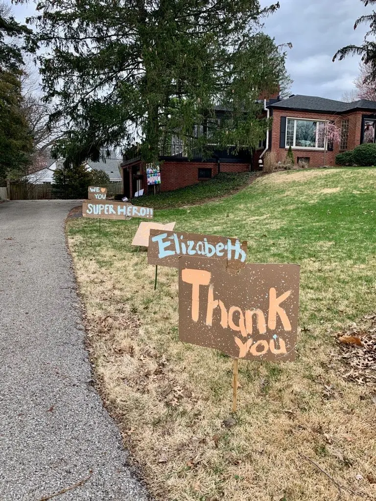 thank you sign