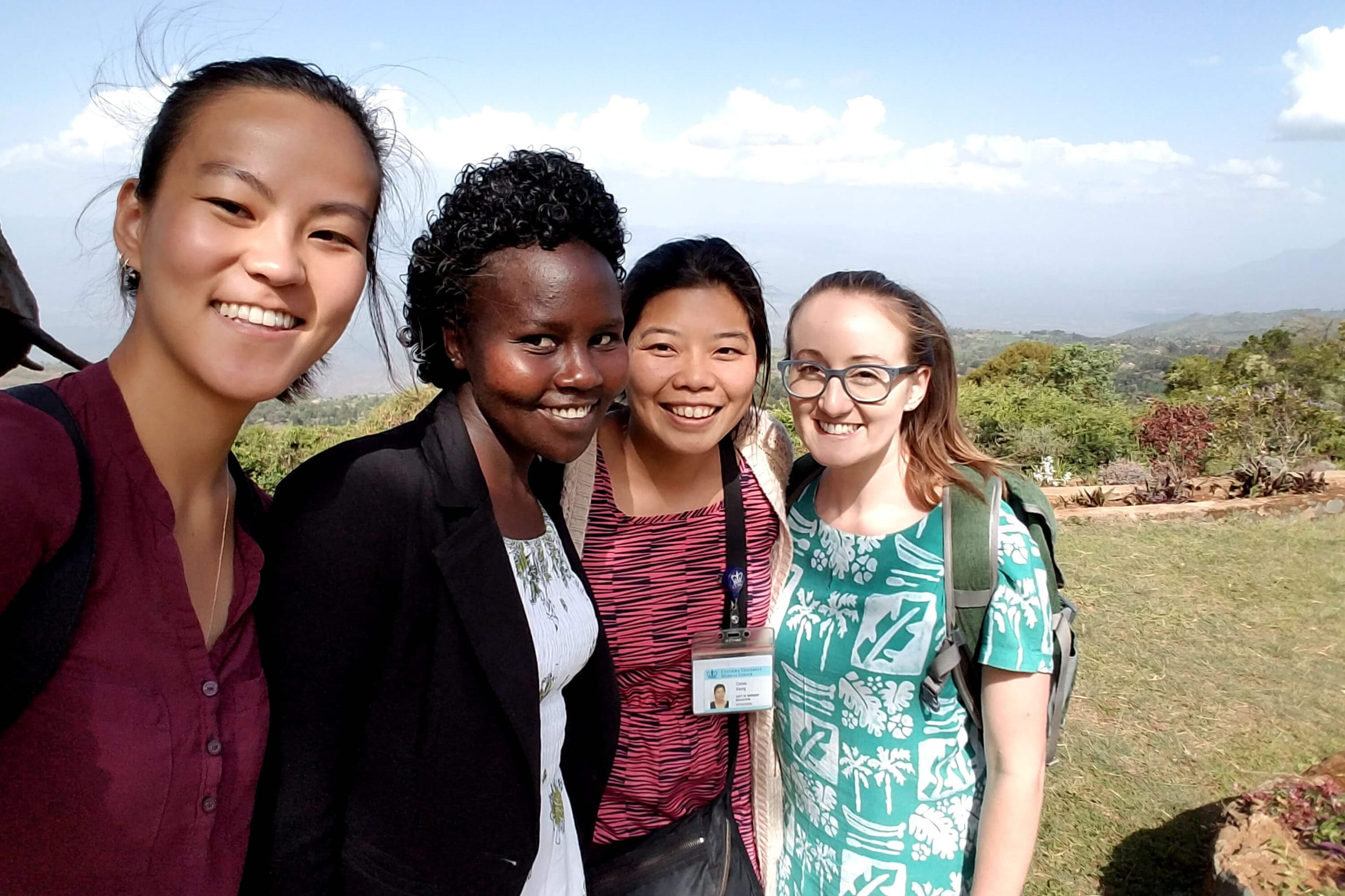 four trainees in kenya