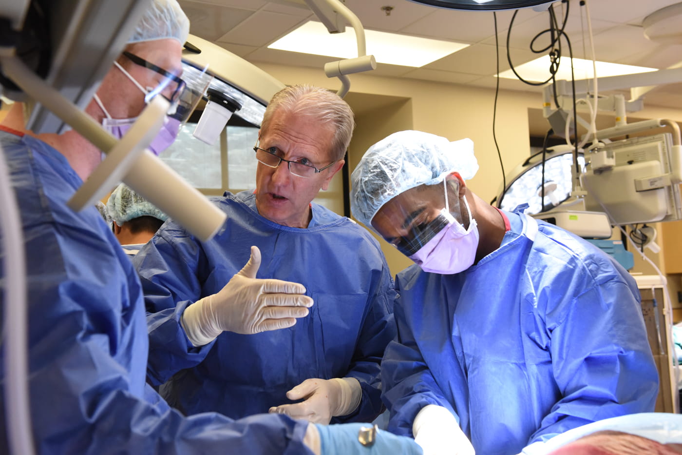 Gary Dunnington, MD, pioneered the idea of surgical skills laboratories, where surgical skills could practice skills before using them in the operating room. He also helped develop a phone app to offer feedback to residents and brought in a sports psychologist to work with trainees. Gary Dunnington, MD, pioneered the idea of surgical skills laboratories, where surgical skills could practice skills before using them in the operating room. He also helped develop a phone app to offer feedback to residents and brought in a sports psychologist to work with trainees.