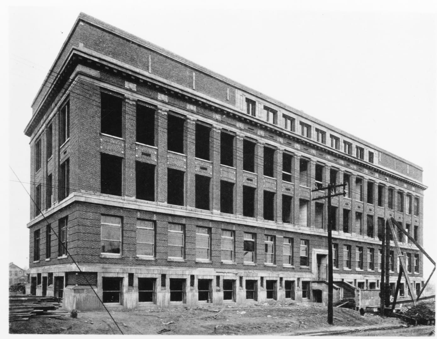historic photo of emerson hall