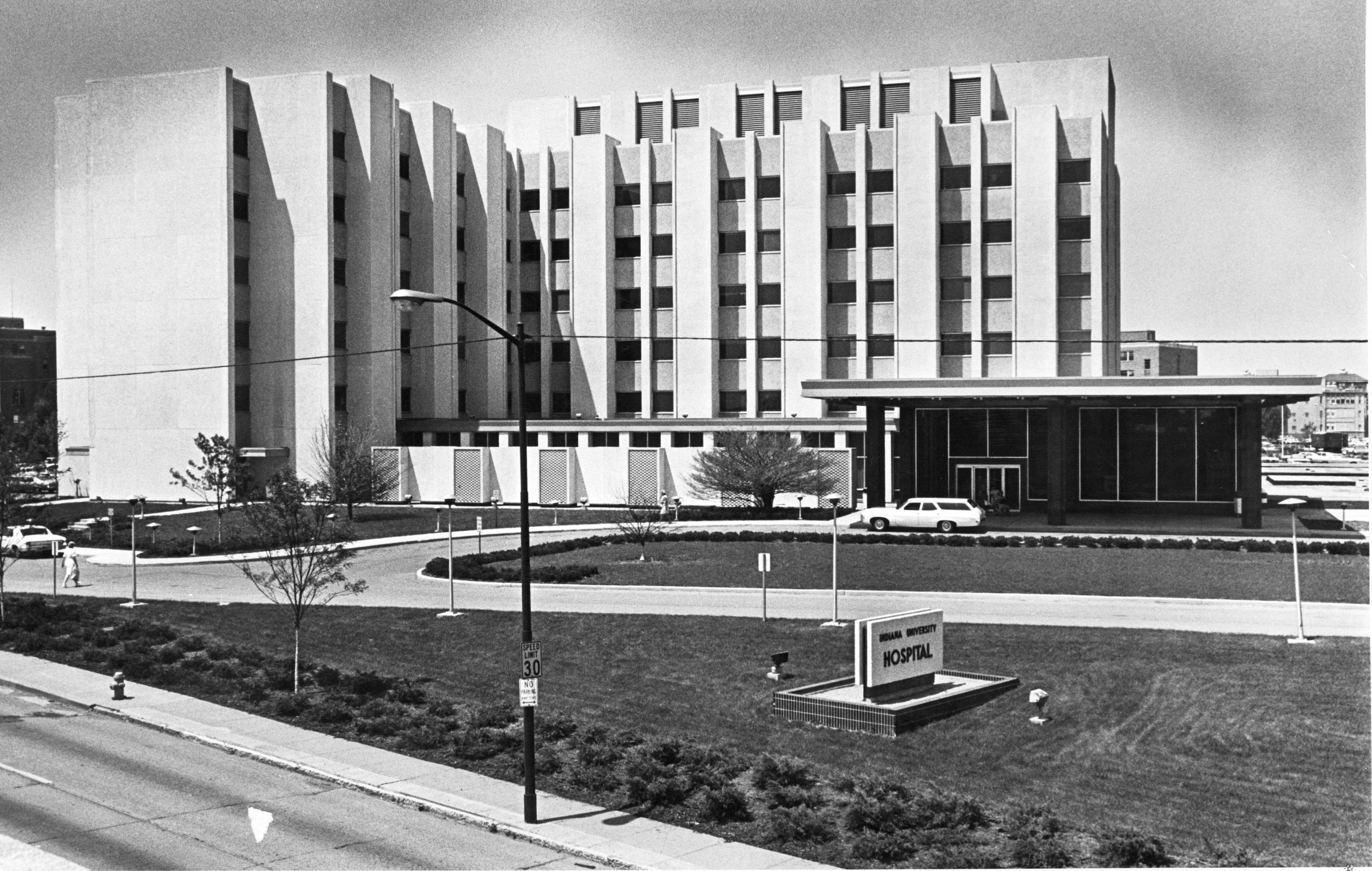 Black and White building image