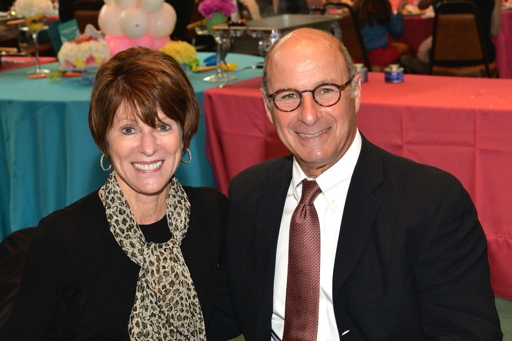Betty and David Klapper in the frame