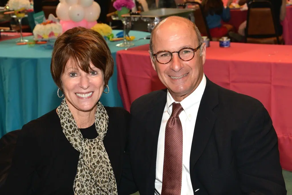 Betty and David Klapper in the frame