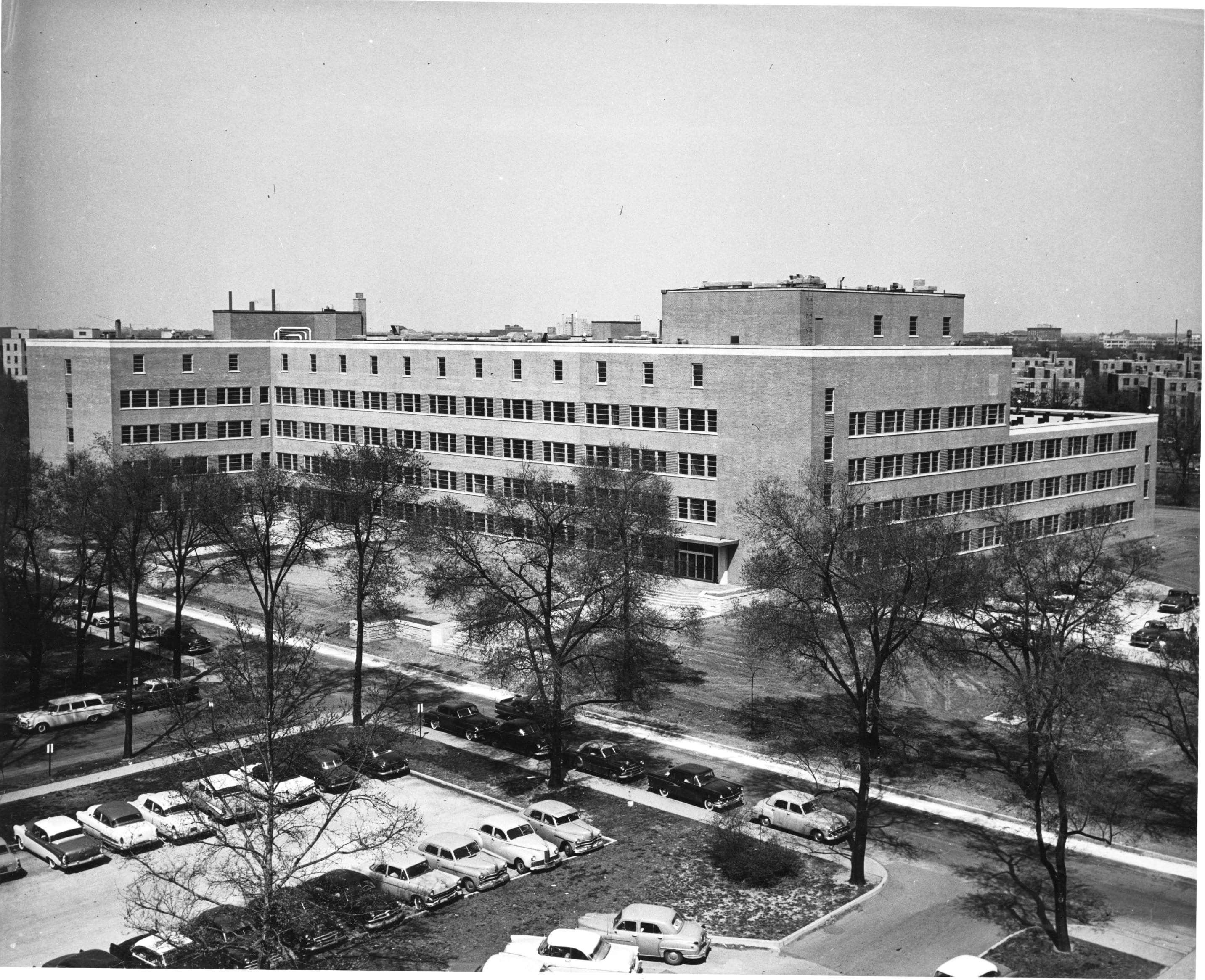 historic photo of Van Nuys Medical Science Building