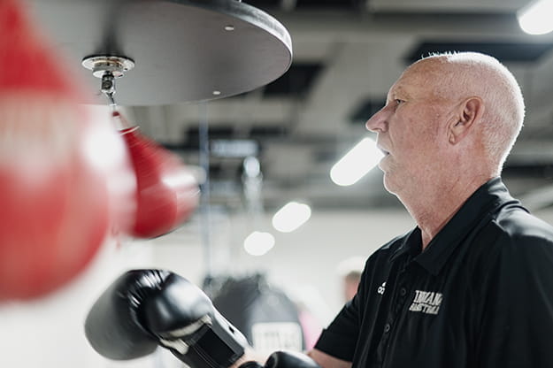 Ted Kitchel boxing