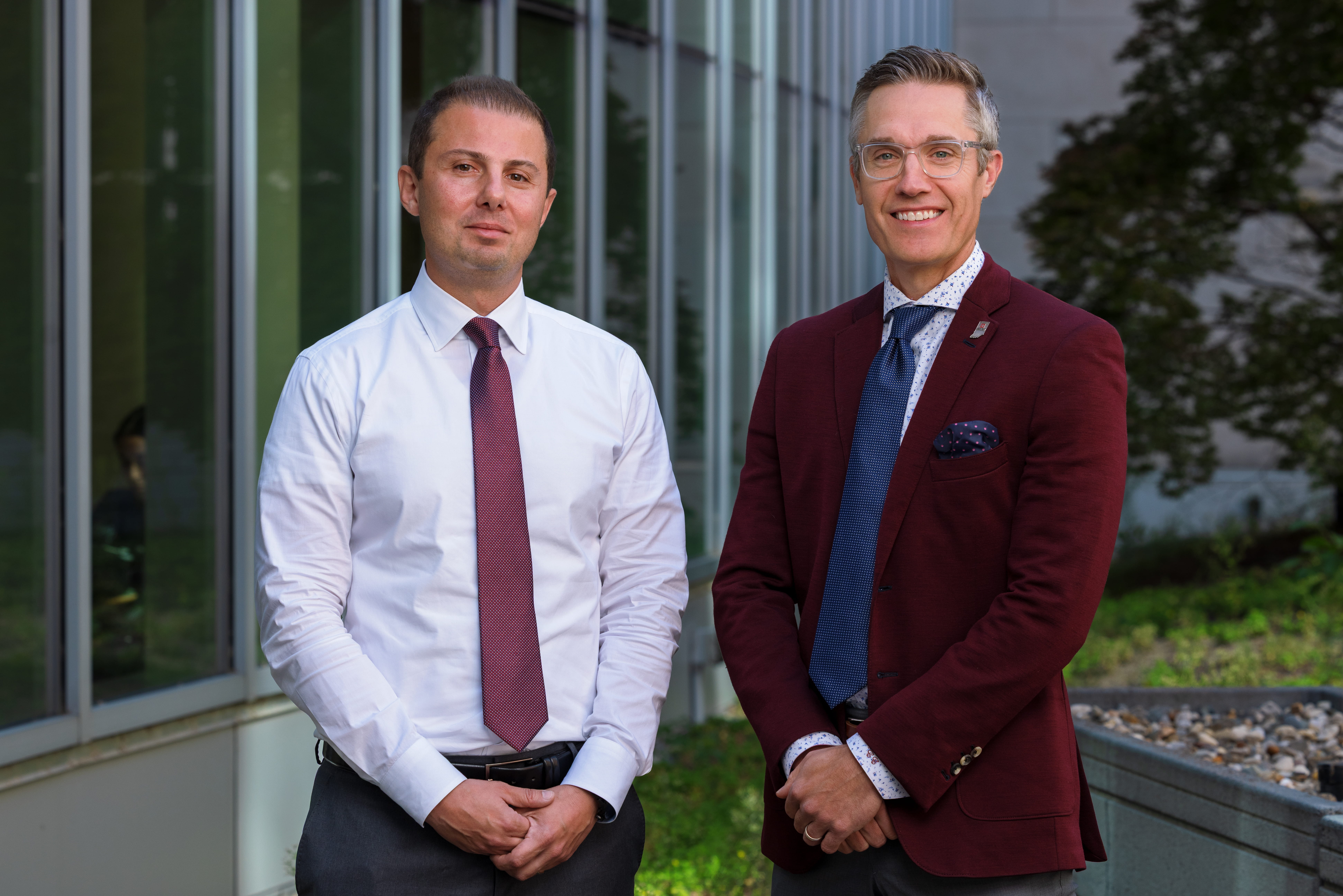 Adra and Cary standing