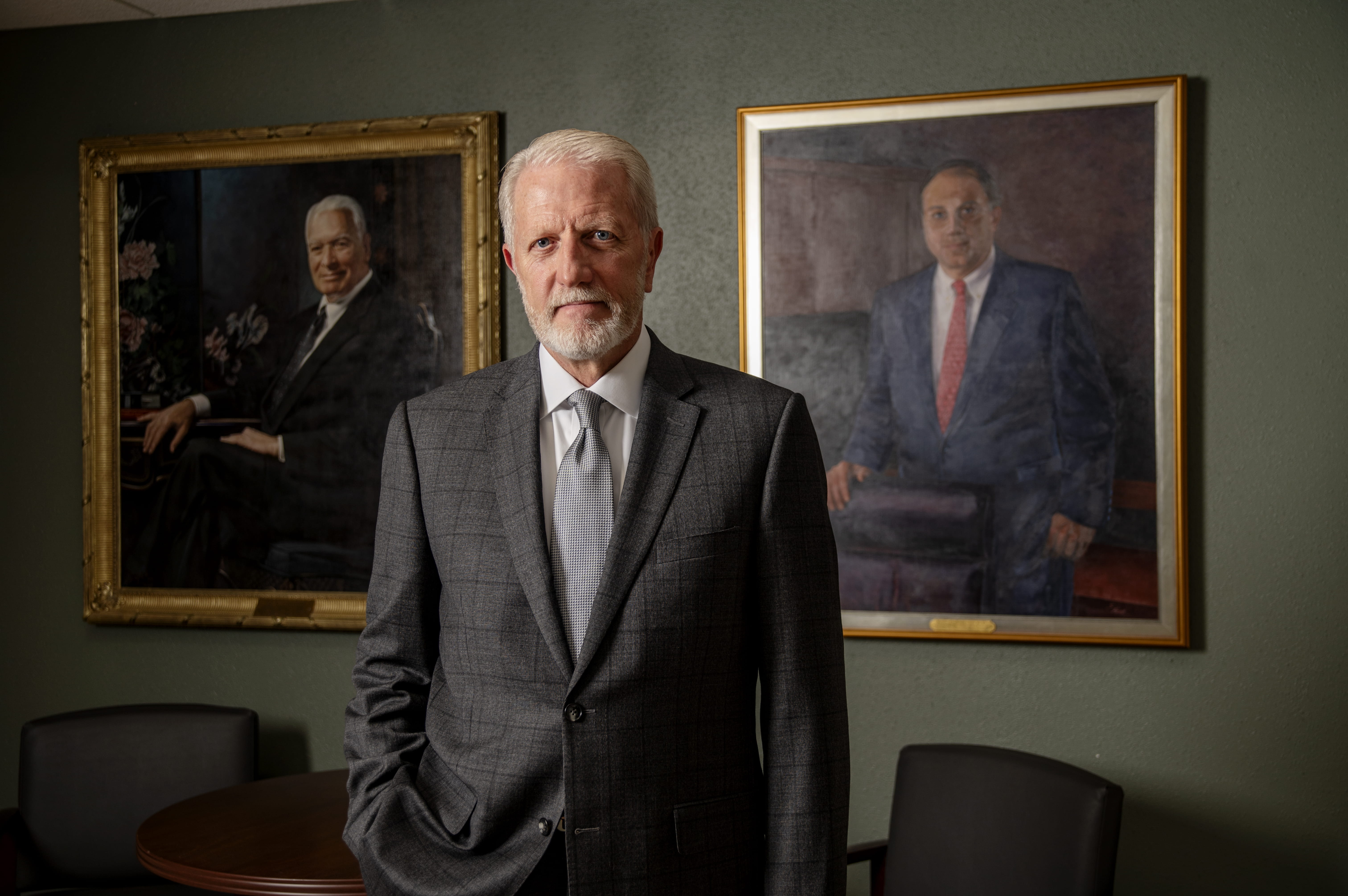 Gary Dunnington, MD, poses for a portrait.