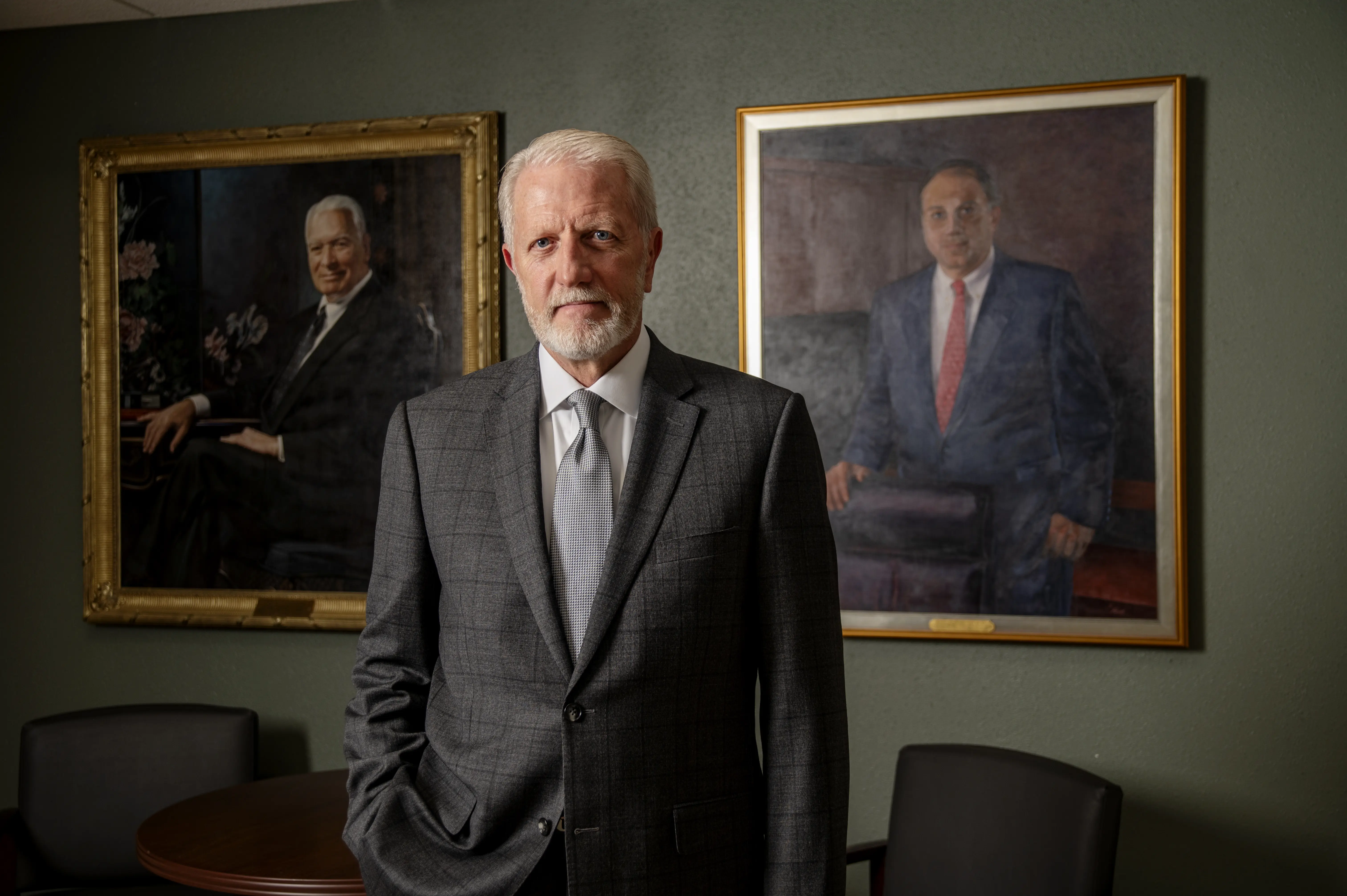 Gary Dunnington, MD, poses for a portrait.