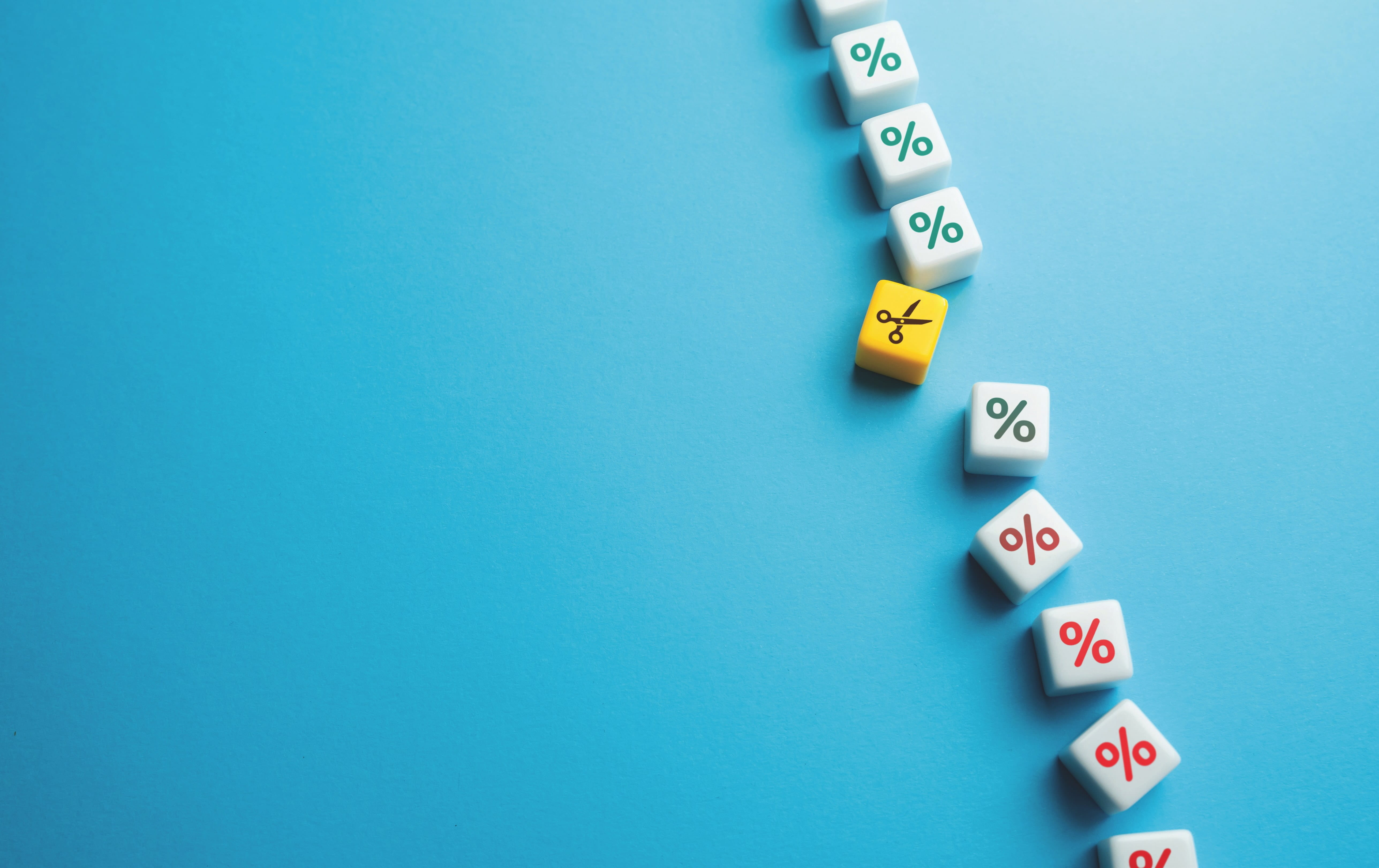 Stock image of letters on blue background