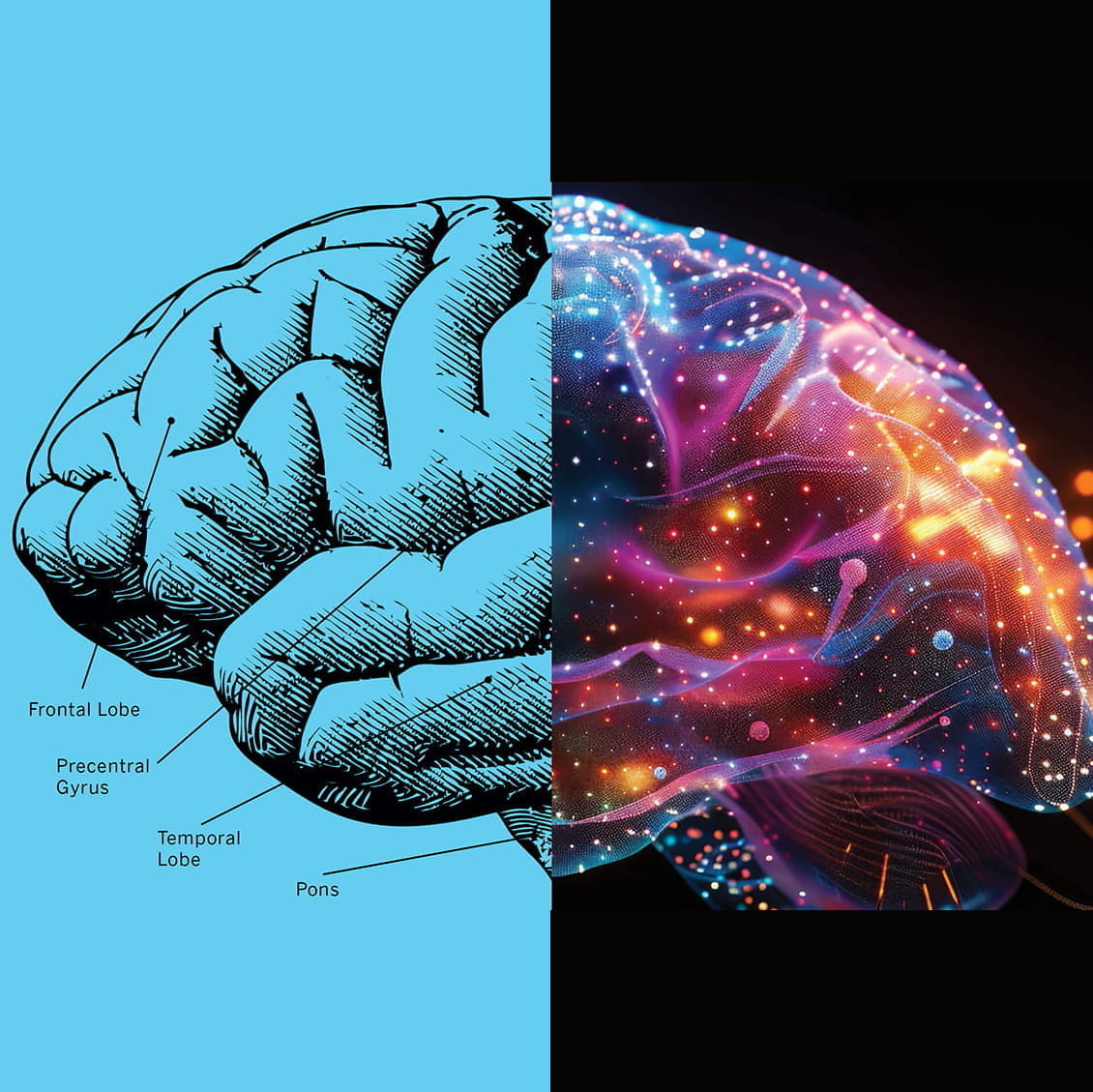 AI image of brain